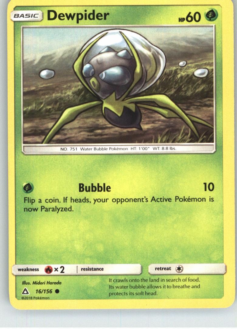 Dewpider SM - Ultra Prism [16/156] Common NM Pokemon