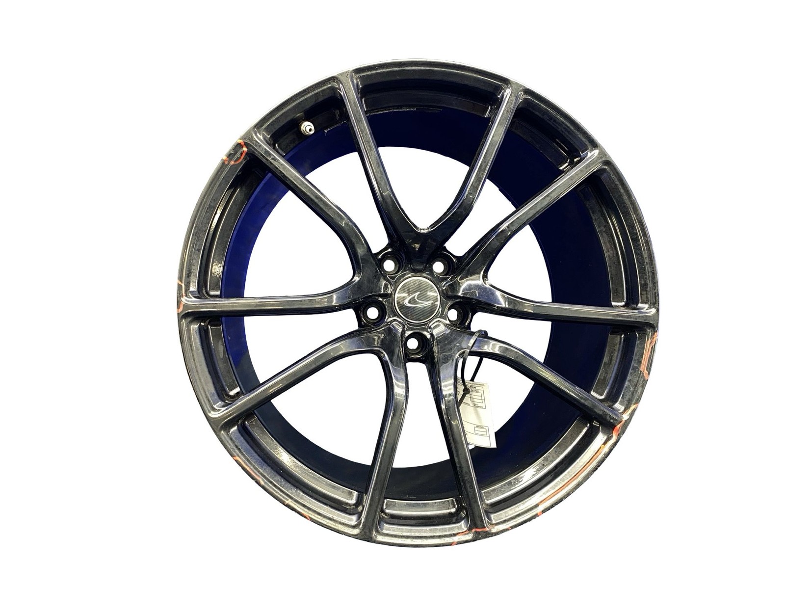 2016-2021 MCLAREN 570S 20X10 5 10 SPOKE WHEEL RIM BLACK *CURB RASH*