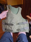 Vintage Body Fragmentation Protective Combat Vehicle Crew Vest Sz Medium Regular
