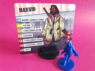 ZOMBICIDE MARVIN  SURVIVOR  2nd Edition Card Ultimate
