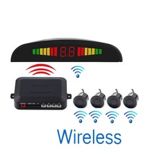 Wireless Car Auto Parktronic LED Parking Sensor with 4 Reverse Backup Radar