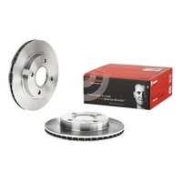 2X Brembo Bremsscheiben 240Mm InnenbelÜFtet Vorne Passend FÜR Ford Courier