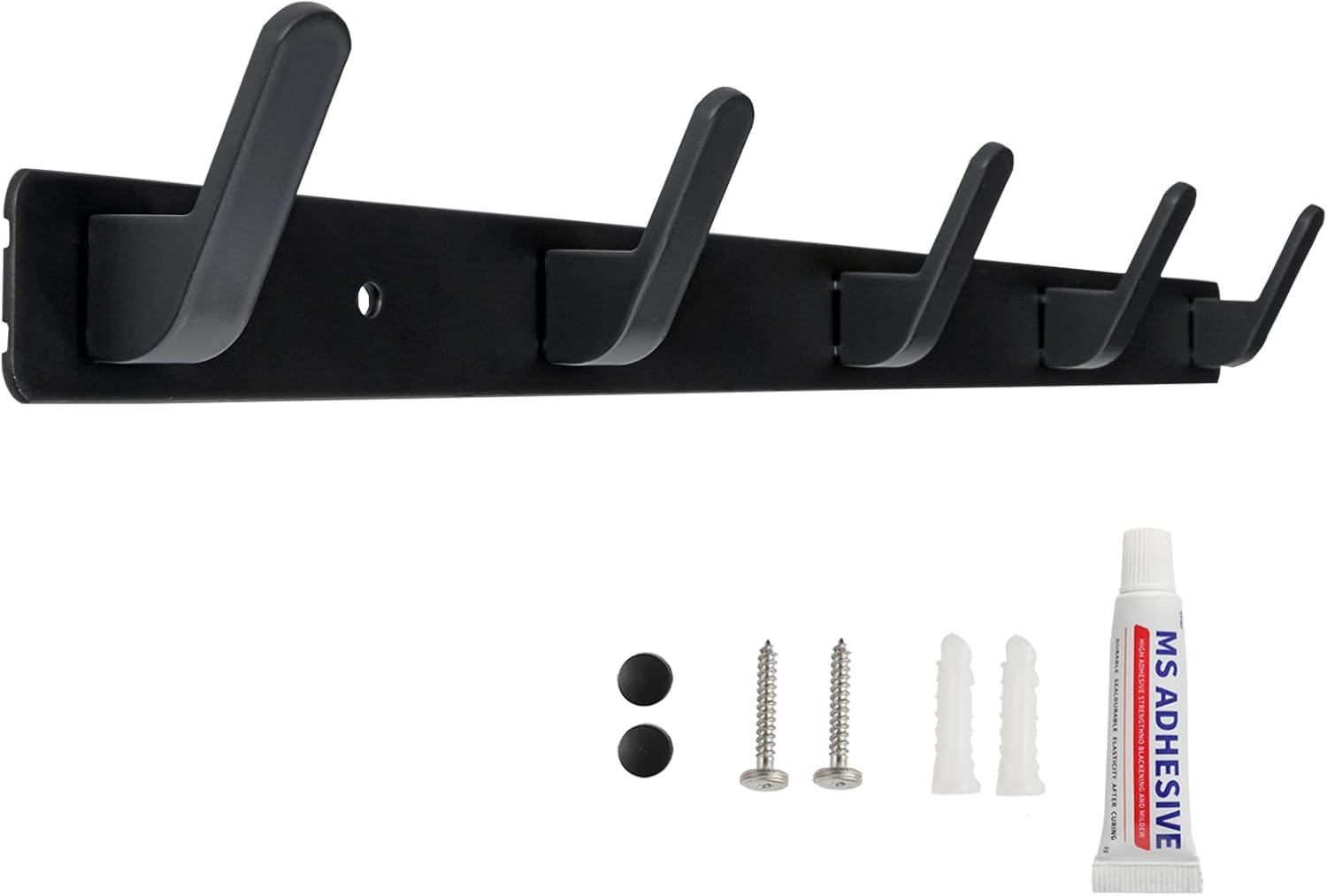 Appendiabiti Parete Ingresso 5 Ganci - Attaccapanni Design Moderno Famiglia
