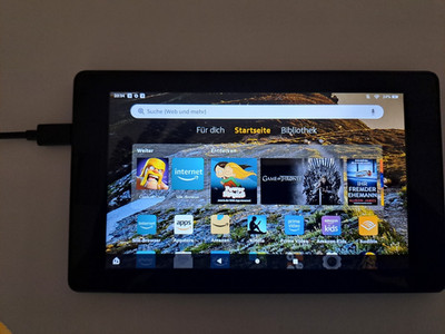 Amazon Fire 7 (9. Generation) 16GB, WLAN, 17,78 cm (7 Zoll) - Schwarz Tablet