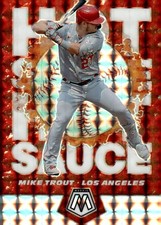 2021 Panini Mosaic #HS1 Mike Trout Hot Sauce Mosaic