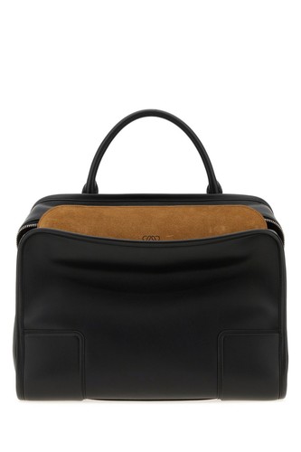 LOEWE Amazona 180 Large $5400 Black Top Handle Bag New & Authentic