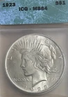 1923 Peace Dollar ICG MS64 $1 Silver