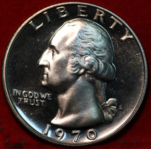 1970-S Washington Quarter Proof — photo from the most recent tracked eBay sale