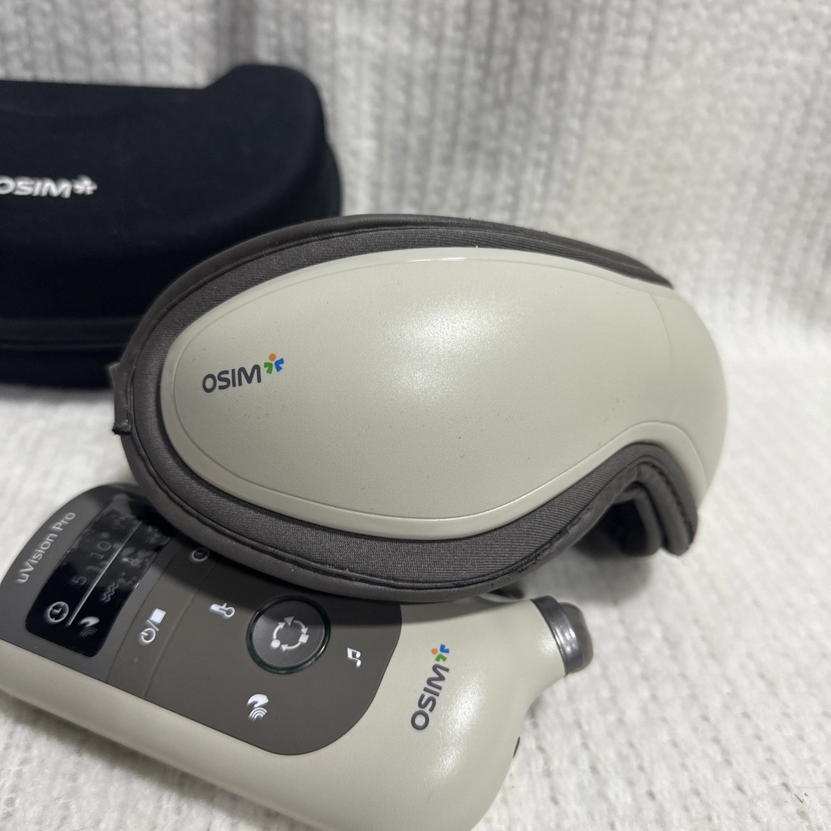 Osim UVision Pro Eye Massager Vibration Heat Soothing Music OS