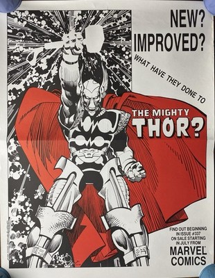 THOR #337 / 1983 / 17 X 22 /  Vintage Promotional Poster / 1ST BETA RAY BILL !