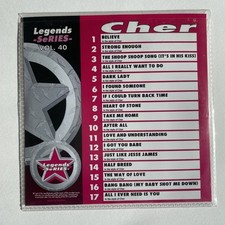 Cher - Volume 40 - Legends Series - CD G Karaoke Disc
