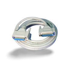 15ft DB25 Male to DB25 Female Cable Beige Extension - Beige