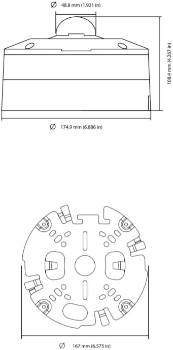 Bosch 12MP 360 IVA Outdoor Dome Camera 1.6 mm Fixed Lens NDS-7004-F360E - White - Image 4 of 4