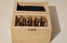 Zestaw frezów trzpieniowych powlekanych TITAN 9-częściowy, średnica 4-18 mm