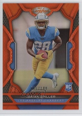 2022 Certified Rookies Mirror Orange /149 Isaiah Spiller #110 Rookie RC 0d9o