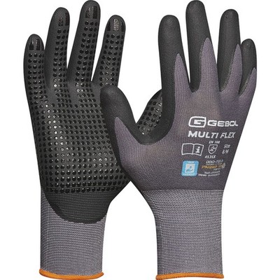 Gebol Multi Flex Arbeitshandschuh Noppenhandschuh EN388 schwarz Größe 11
