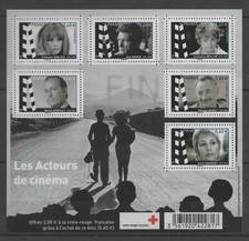 2012 FRANCE BLOC N°F4690 BF "Les Acteurs de Cinéma" (**)