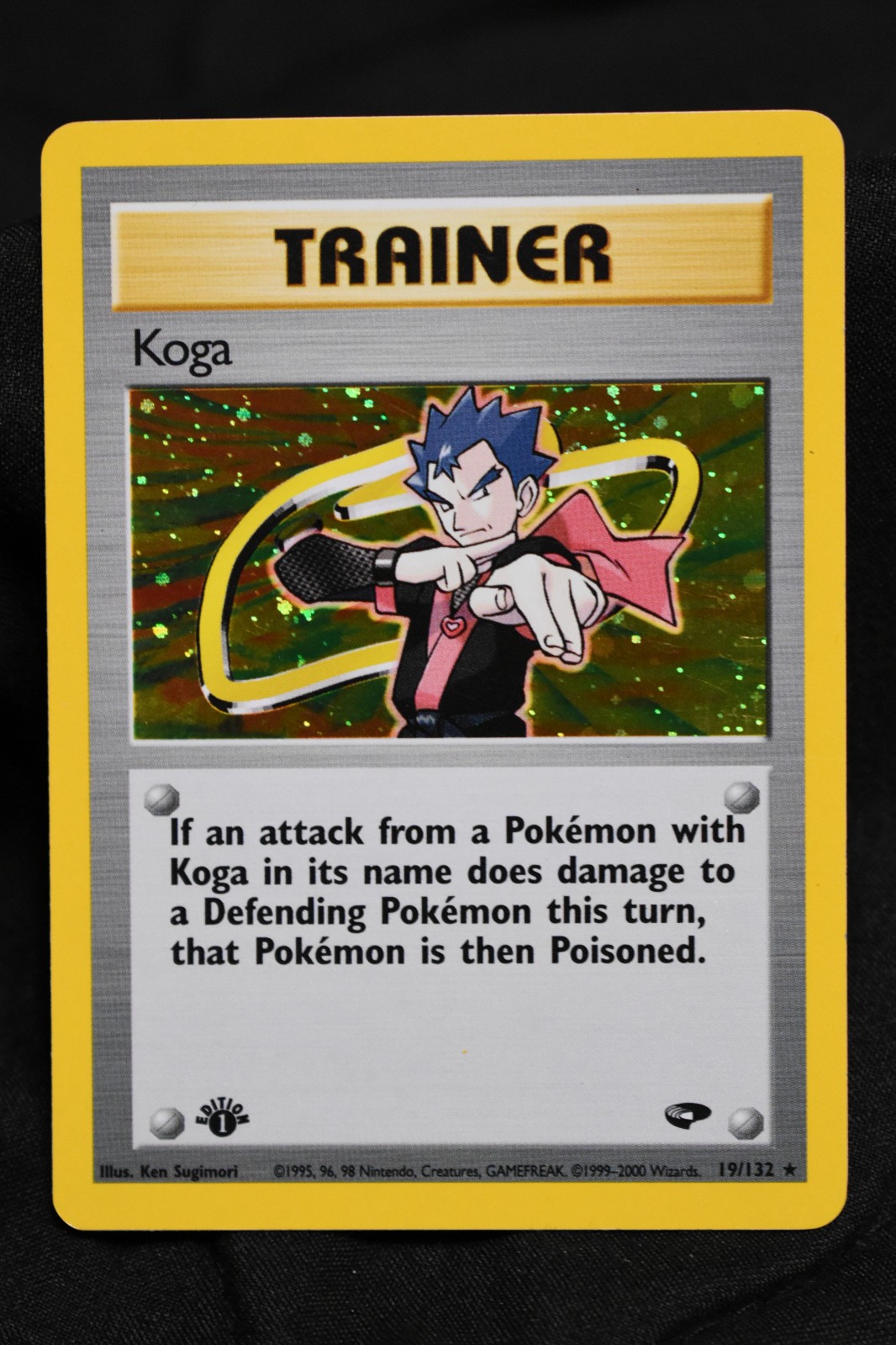 Koga 19/132 1st Edition NM Gym Challenge Holo Pokemon TCG Near Mint