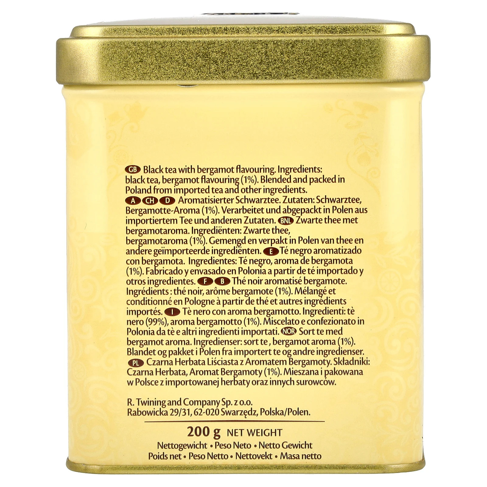 Earl Grey Loose Tea, 7.05 oz (200 g)