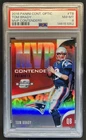 2018 Panini Contenders Optic Tom Brady MVP #/175 Patriots PSA 8