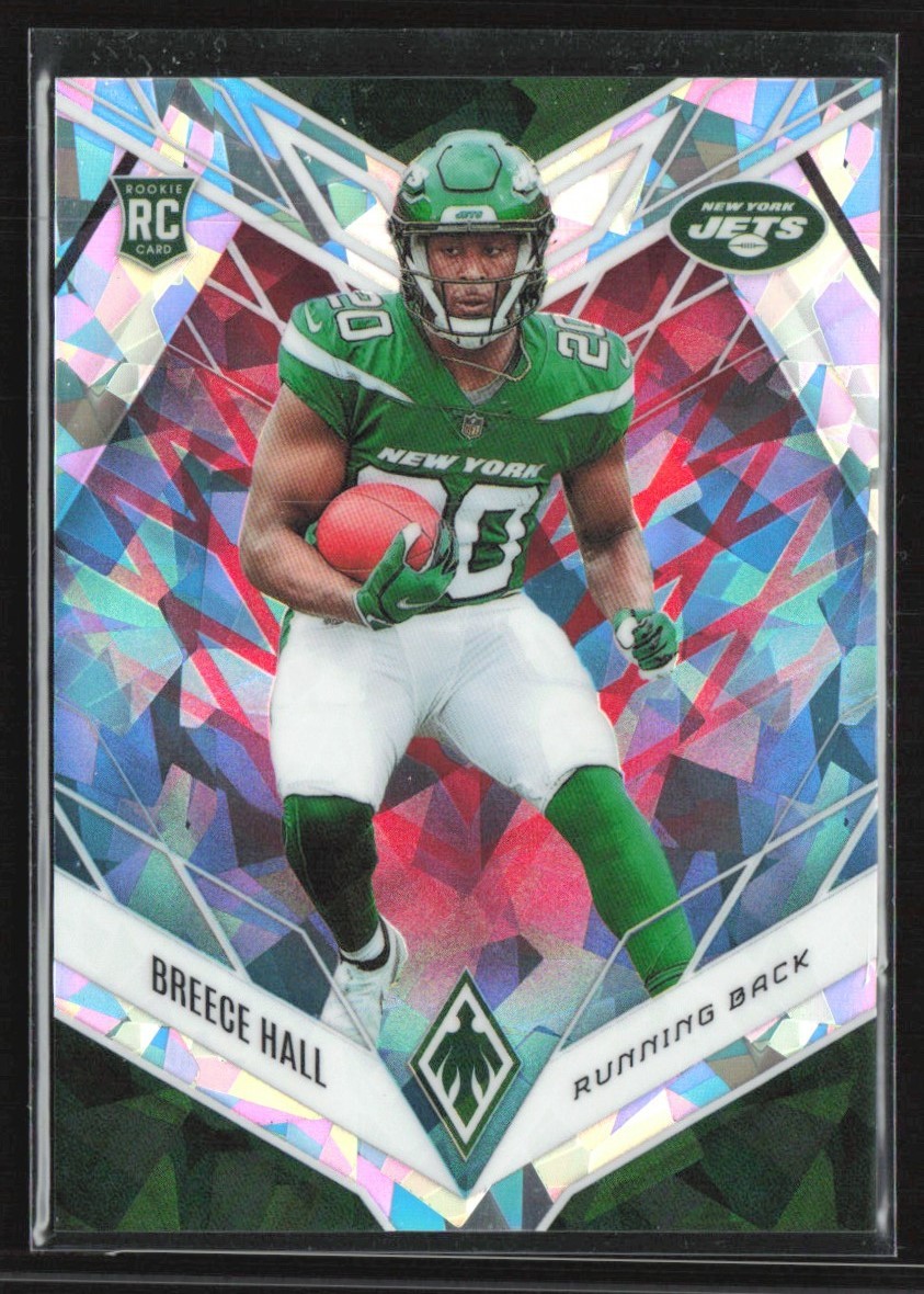 Breece Hall 2022 Panini Phoenix Fire & Ice RC /50 B #114 New York Jets