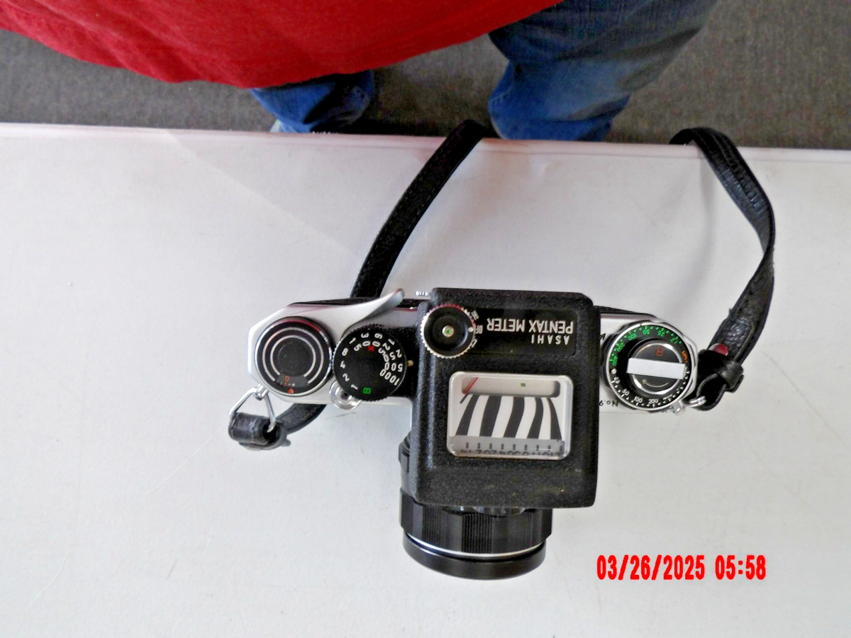 Pentax SV Film Camera Super Takumar 55mm F/1.8 From Japan with