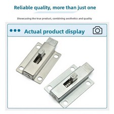 Stainless Steel 2 Inch Door Bolt Latch Automatic Spring Lock for Multiple Uses