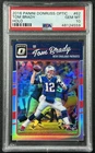 TOM BRADY PSA 10 2016 PANINI DONRUSS OPTIC #62 HOLO PRIZM PATRIOTS 559