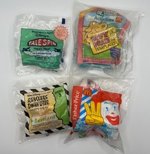 Vintage McDonald s Happy Meal Lot of 4 Toys Sealed Bags TaleSpin More