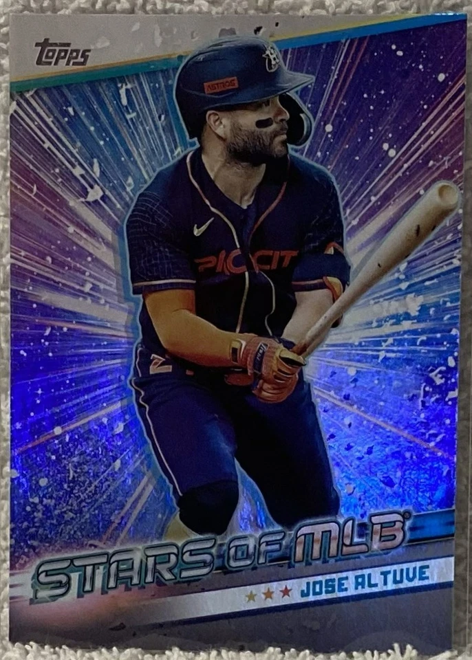 Lote de 6 tarjetas Jose Altuve - 4/2022, 1/2023 y 1/2024 - Donruss, Panini, Topps/Cromo Foto 4 de 4
