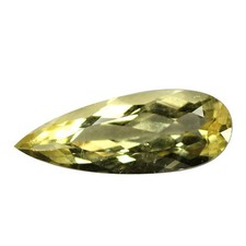 2.75 Ct Eye-catching Pear 16.9 x 6.2 MM Yellow Brazil Natural Yellolw Beryl