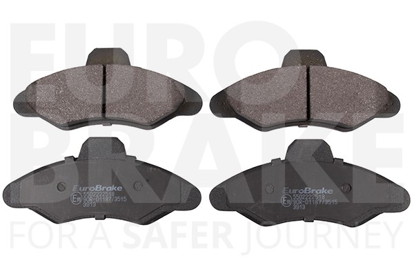Eurobrake BremsbeläGe BremsklöTze FüR Ford Escort V Cabriolet ALL 1.6 16V Xr3I-image
