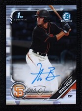 2019 Bowman Draft Chrome Draft Pick Auto Hunter Bishop #CDA-HB Auto k0w