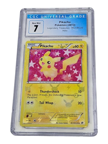 Pikachu RC7/RC25 Legendary Treasures Holo CGC 7 Near Mint 8009