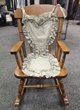 RARE Vintage Maple Wood Child Rocker Horse Arm Chair Nursery