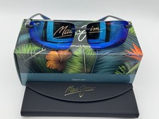 Maui Jim Laulima B626-14 - Shiny Trans Dark Grey Frame / Blue Hawaii Lens
