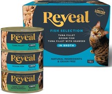 Reveal Natural Wet Canned Cat Food, Limited Ingredient, Grain-Free, High Protein