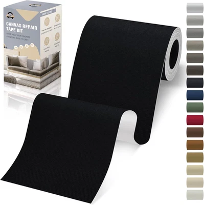 4 x 79 Zoll Canvas Reparaturflicken Canvas Stoffflicken selbstklebend Stoffreparatur - Bild 1 von 4