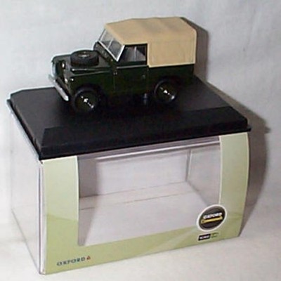 OXFORD 1/43 LAND ROVER 1960 SERIES 2 S2 SWB CANVAS BACK BRONZE GREEN 43LR2S008