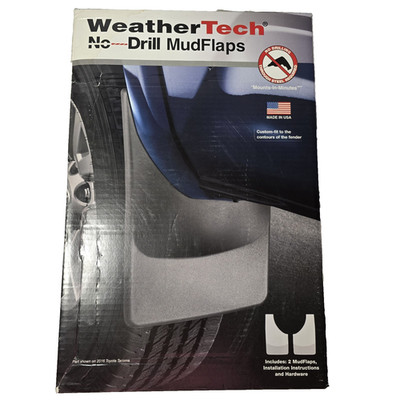 WeatherTech Custom No-Drill MudFlaps for - Ford Explorer - Front Pair 110039 NEW