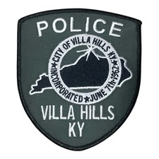 City Of Villa Hills Kentucky Police Department Subdued Shoulder Patch SWAT