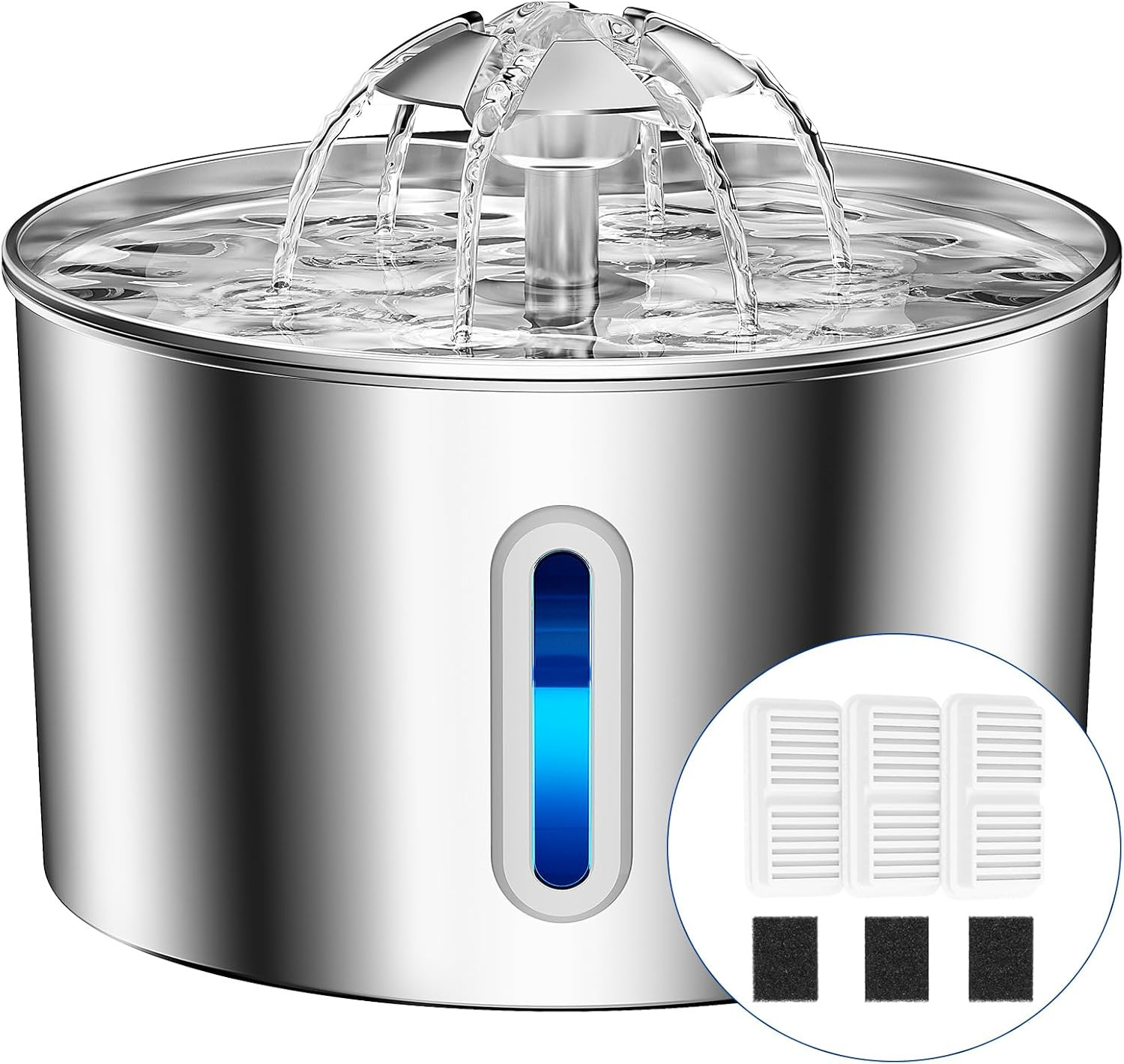 Fontana Gatti Acciaio Inox 2.2L Sistema D | Distributore Ultra Silent