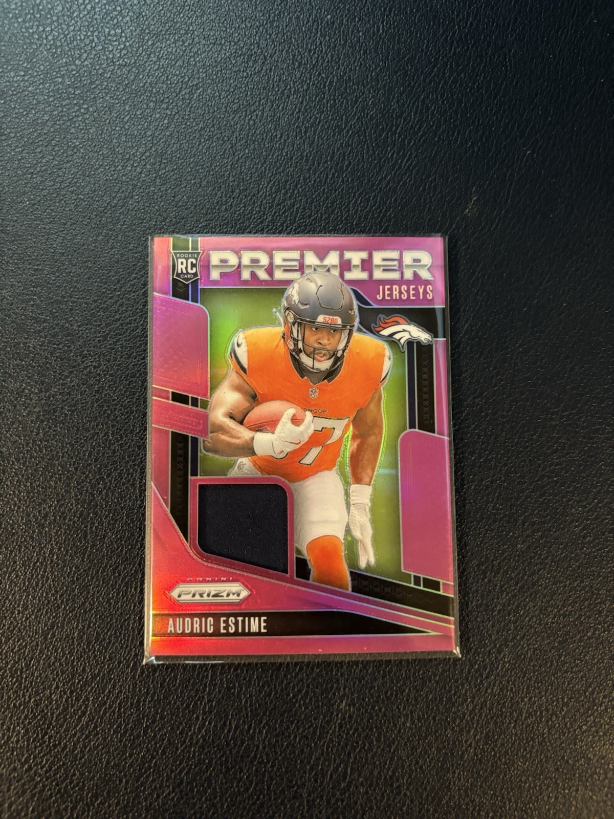2024 Panini Prizm - PINK Premier Jerseys #PJ-AEE Audric Estime (MEM, RC)