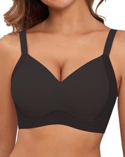 Full Coverage Push Up Bras for Women with Support and Lift No Underwire Bra