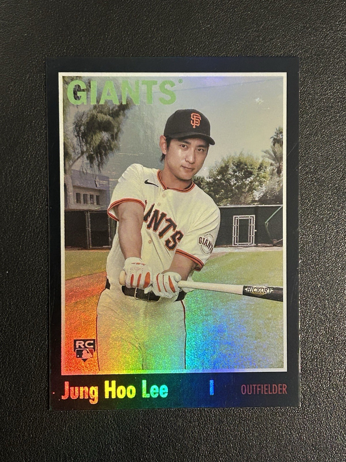 2024 Topps Archives JUNG HOO LEE BLACK Foil Parallel Card #127 Giants RC
