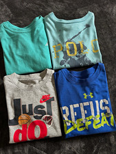 Nike Boys Multicolor Graphic Logo Tee Shirt Lot 4-Piece Set 4T