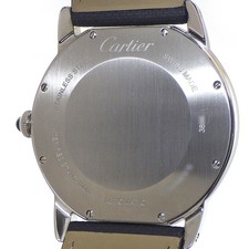 Cartier Watch Ronde Croisiere WSRN0003 SS Fabric/Leather Toile Strap Automatic 4