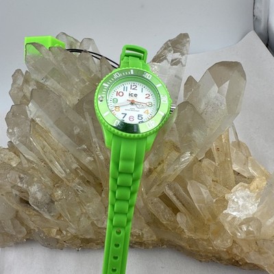 Ice Watch MN.GN.M.S.12 Ice Mini Green Silicone Kid/Ladies Watch New battery