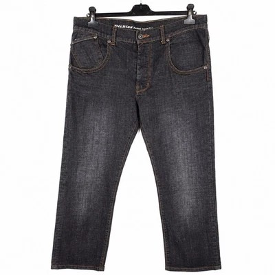Jean homme DICKIES taille W36 L28 coupe décontractée gris coton stretch droit - Photo 1/4
