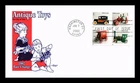 DR JIM STAMPS US COVER ANTIQUE TOYS FIRST DAY ISSUE SETENANT ARTMASTER